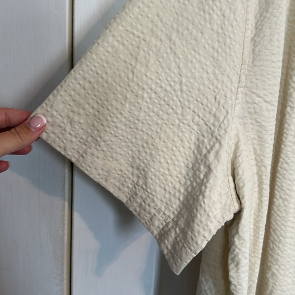 NWT Gap cream colored button down shirt size XXL Men’s - Picture 3 of 6